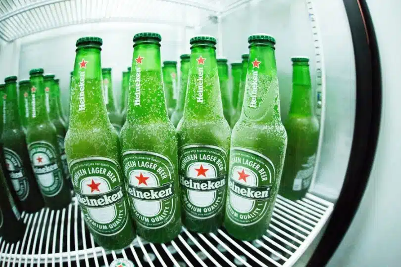 vitrine réfrigérée Heineken
